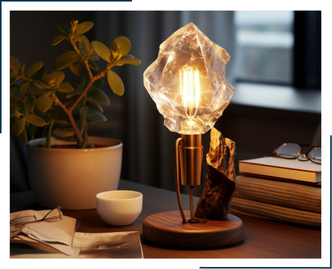 ou me trouver Photo d'une lampe design typique d'un logement décoré par un architecte d'intérieur